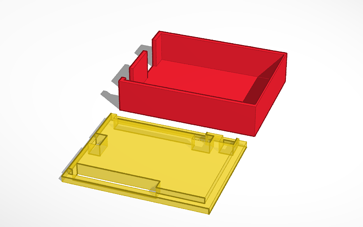 3D design Arduino case - Tinkercad