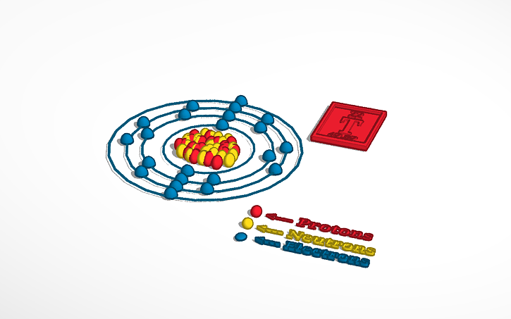 3D Design Titanium Atom Tinkercad 3d-design-titanium-atom-tinkercad