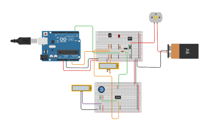 Circuit design Arduino - Tinkercad