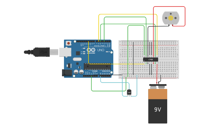 Circuit design Mechatronics Lab Assignment 5 | Tinkercad