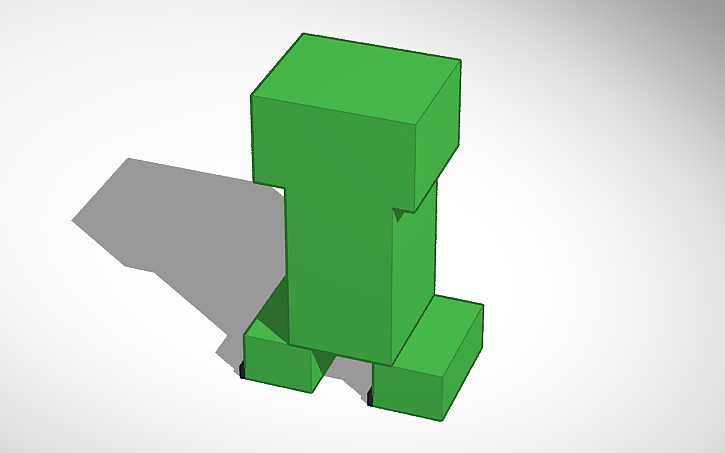 3d minecraft creeper