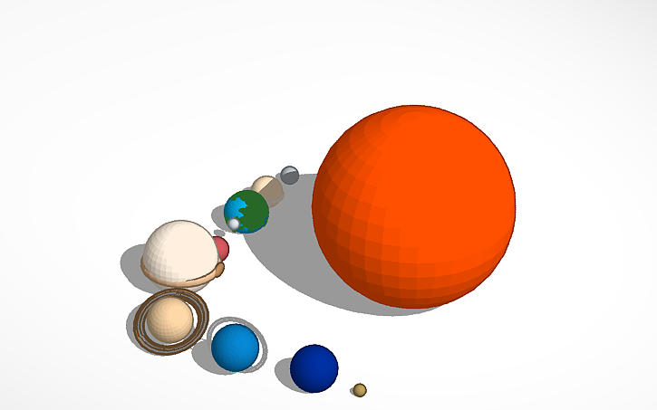 3D design The Solar System | Tinkercad