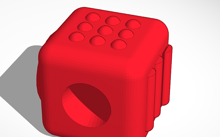 3D design fidget cube | Tinkercad