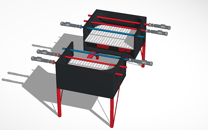 3D design collapsible mechanism - Tinkercad