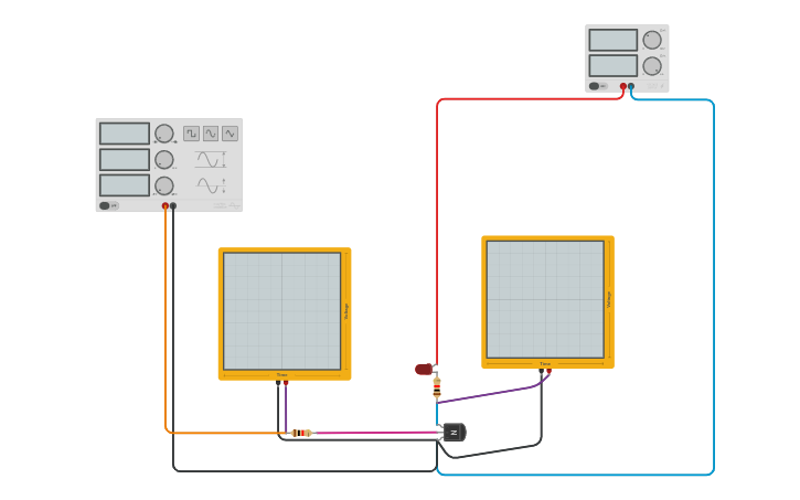 Circuit design 5d transistor como amplificador | Tinkercad