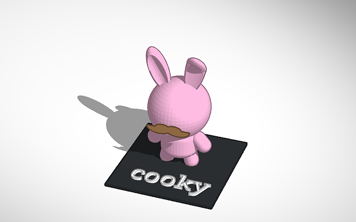 3D design bt21 cooky | Tinkercad