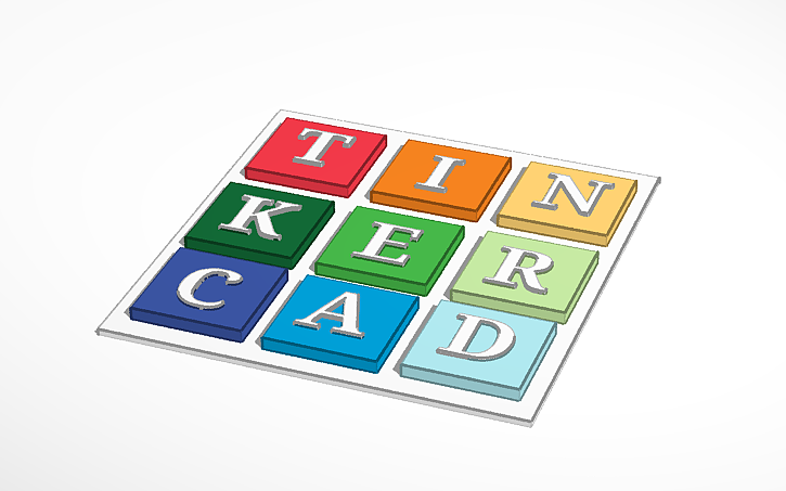 Tinker Code Logo 3D design TINKERCAD Logo | Tinkercad