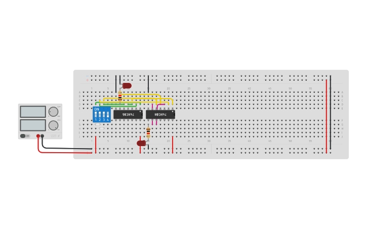 Full Subtractor Tinkercad