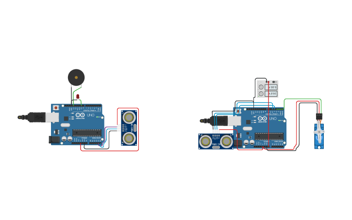 Circuit design PSYkit- Covid Protector - Tinkercad