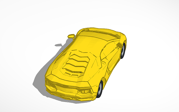 Lamborghini car | Tinkercad