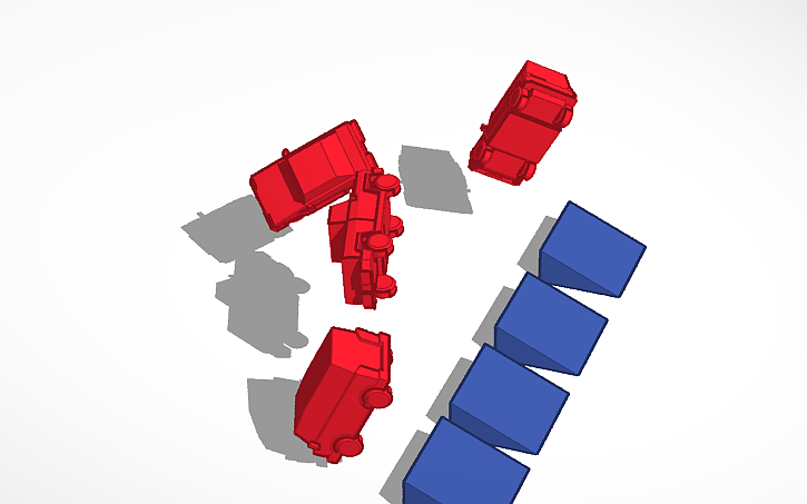 3D design The Car Ramp (Credit To 1+2d For The Cars) | Tinkercad