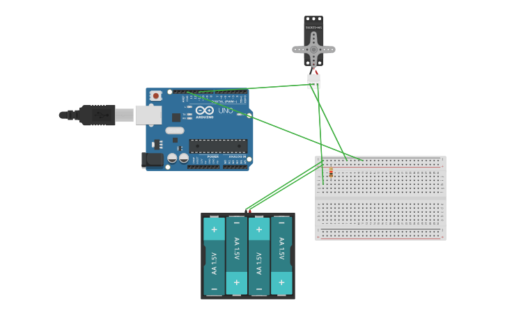 Circuit design Arduino Lesson 8 - Tinkercad