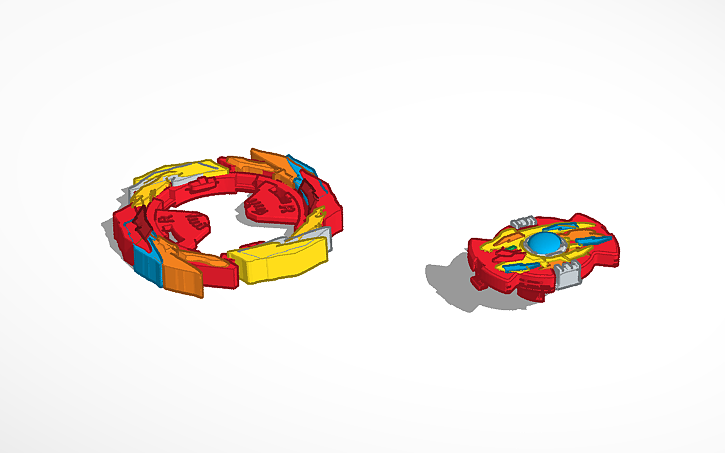 3D design (Beyblade Predictions:) Super Duper Hyperion! | Tinkercad