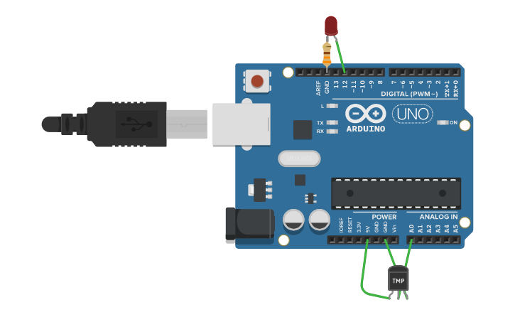 Circuit design 04 - leitura analógica arduino - Tinkercad