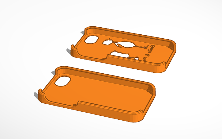 3D design coque iphone 4 - Tinkercad
