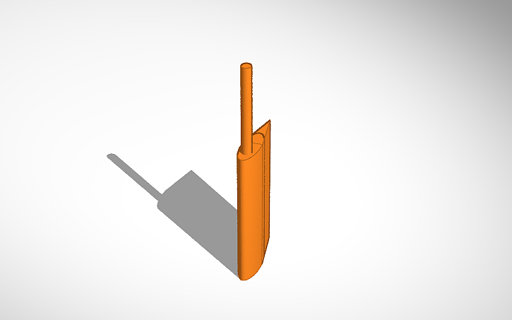 3D design Rudder - Tinkercad