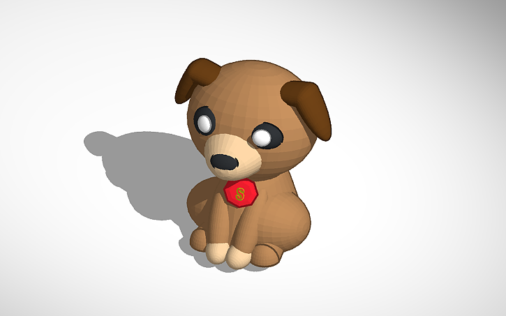 3D design Puppy - Tinkercad