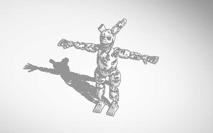 3D design Springtrap - Tinkercad