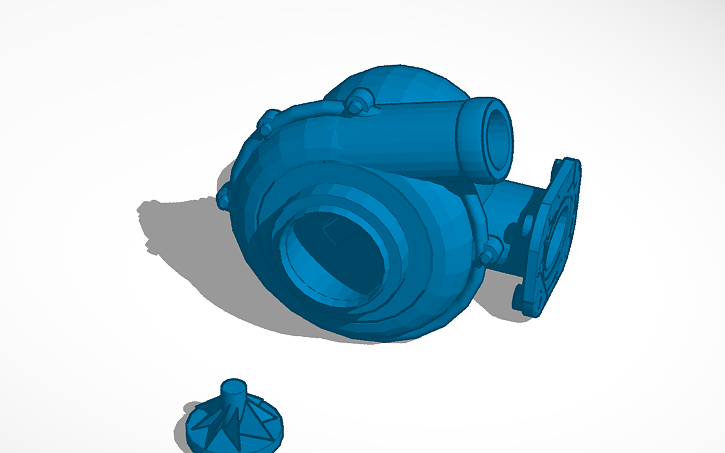 3D design turbo casper - Tinkercad