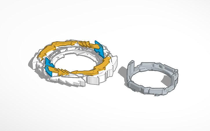 3D design Copy of Gambit Dragon D8 QuadStrike - Tinkercad