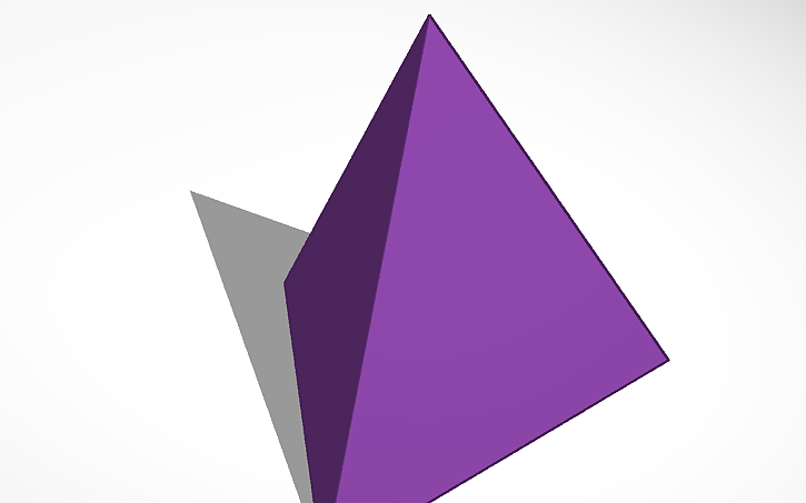 Tetraedro Regular Tinkercad Tetraedro Regular Tinkercad