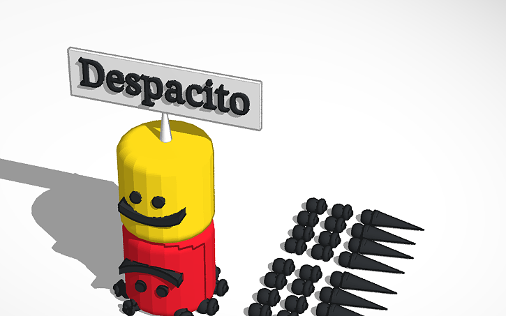 Articulated Despacito Spider Tinkercad - despacito spider of roblox tinkercad