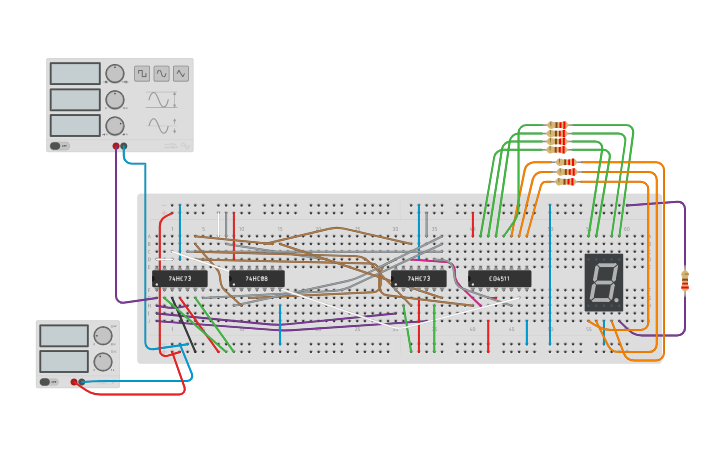 Circuit Design Copy Of 7 Segment With Clock Tinkercad 3353