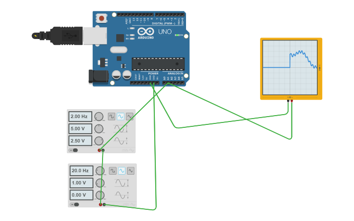 Circuit design Filtro - Tinkercad