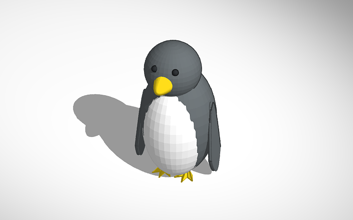 3D design Penguin - Tinkercad