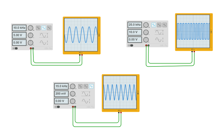 Circuit design wave form generator - Tinkercad