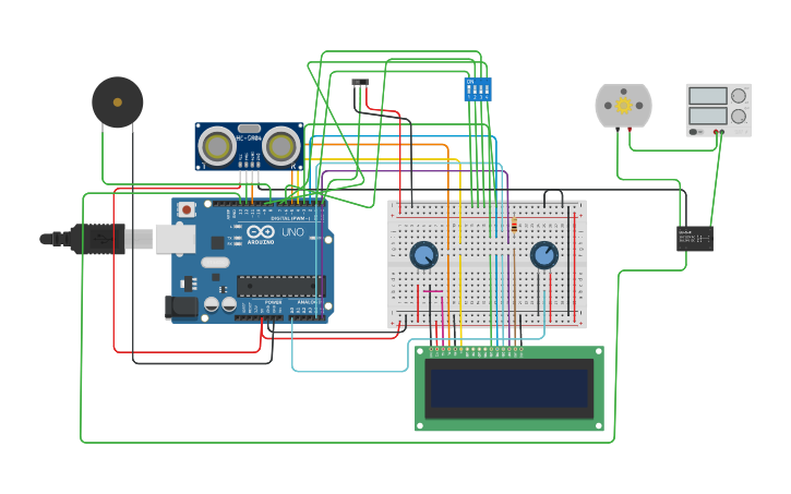 Circuit design LAB 10 CHALLENGING TASK | Tinkercad