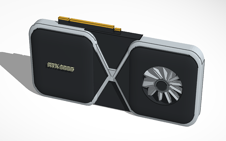 3D design Rtx 3090 - Tinkercad