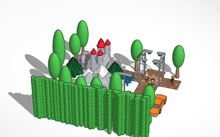 3D design Scenery - Tinkercad