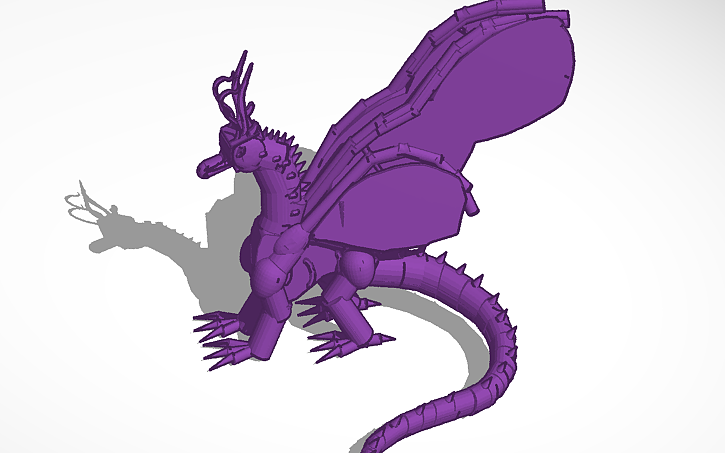 3d Design Wings Of Fire Dragon Tinkercad