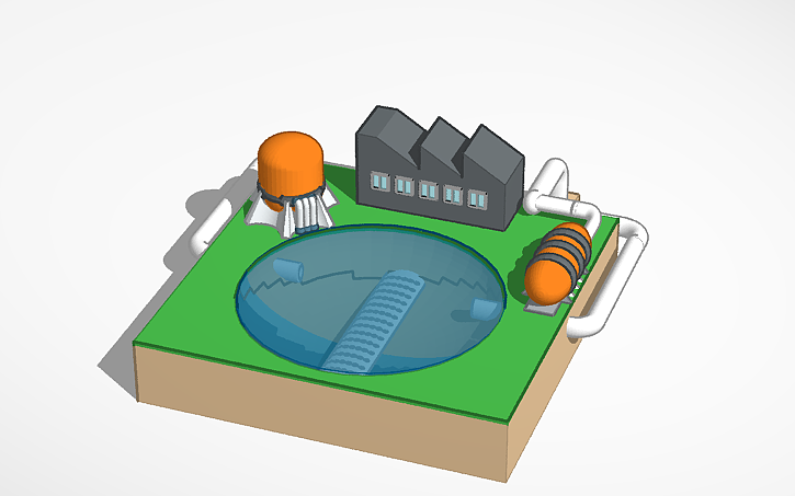 3D design Water Plant - Tinkercad