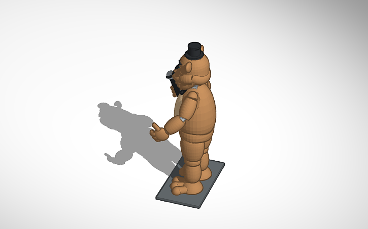 3D design Fnaf Freddy - Tinkercad
