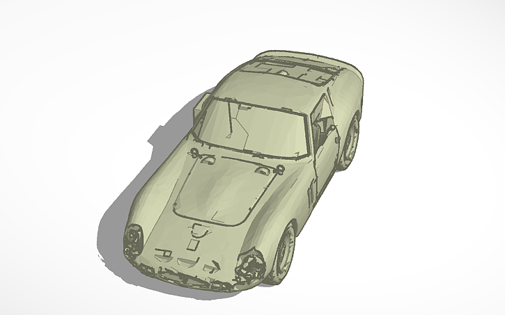 3D design 250 GTO scan! Needs window and headlights cut... - Tinkercad