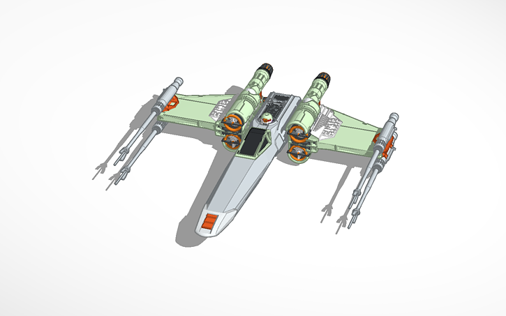 3D design x wing | Tinkercad