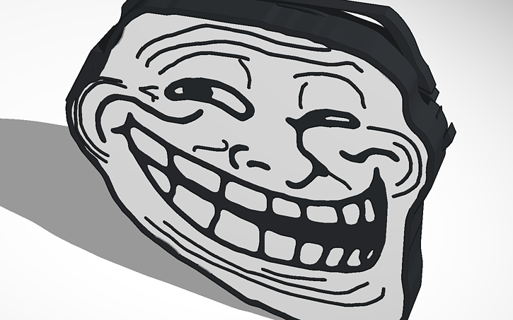 Troll Face Tinkercad