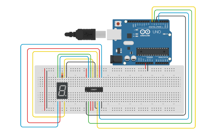 Circuit design Display | Tinkercad