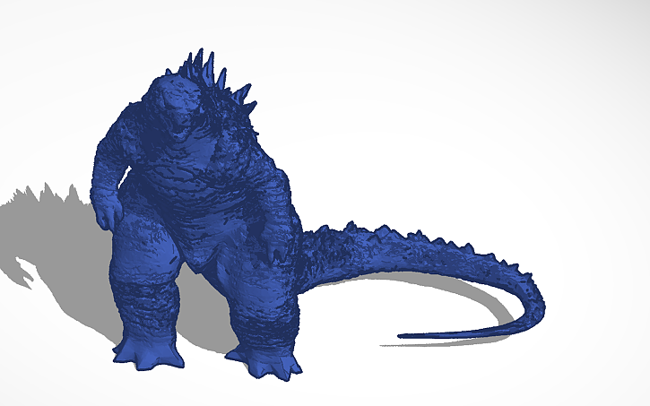 3D design godzilla - Tinkercad