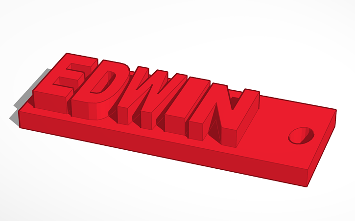 3D design edwin tron - Tinkercad