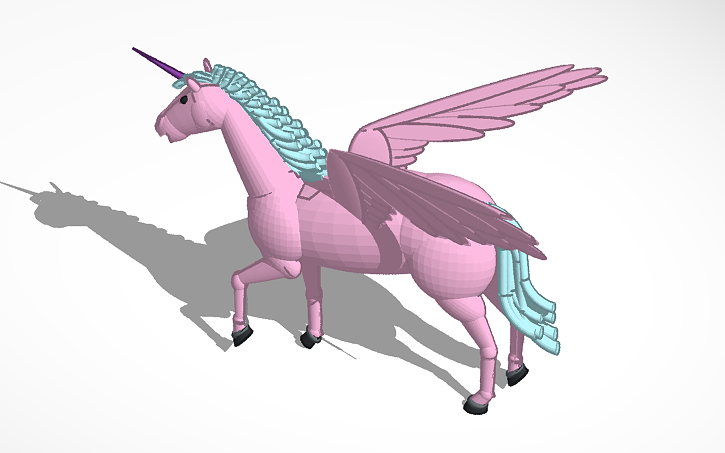3D design unicorn!!! Tinkercad