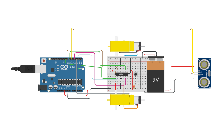 Circuit design Copy of ROBOT DETECTOR DE OBSTACULOS SIMPLE SIN CODIGO ...