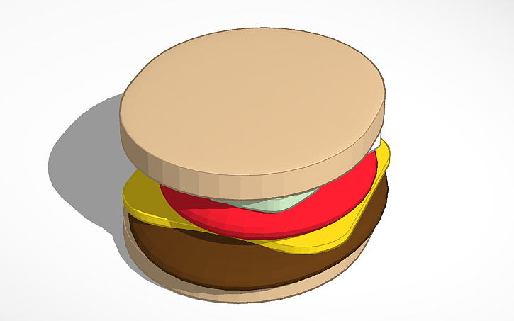 McDonalds Burger | Tinkercad