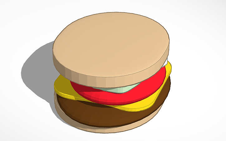 McDonalds Burger | Tinkercad McDonalds Burger | Tinkercad