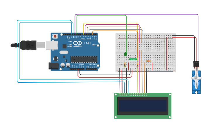 Circuit design TP6 RP1 - Tinkercad