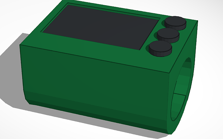 3D design Comms Gauntlet - Tinkercad