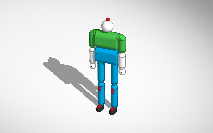 3D design Realistic Ragdoll - Tinkercad