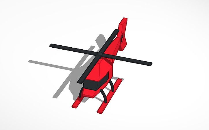 3D design Helicopter - Tinkercad